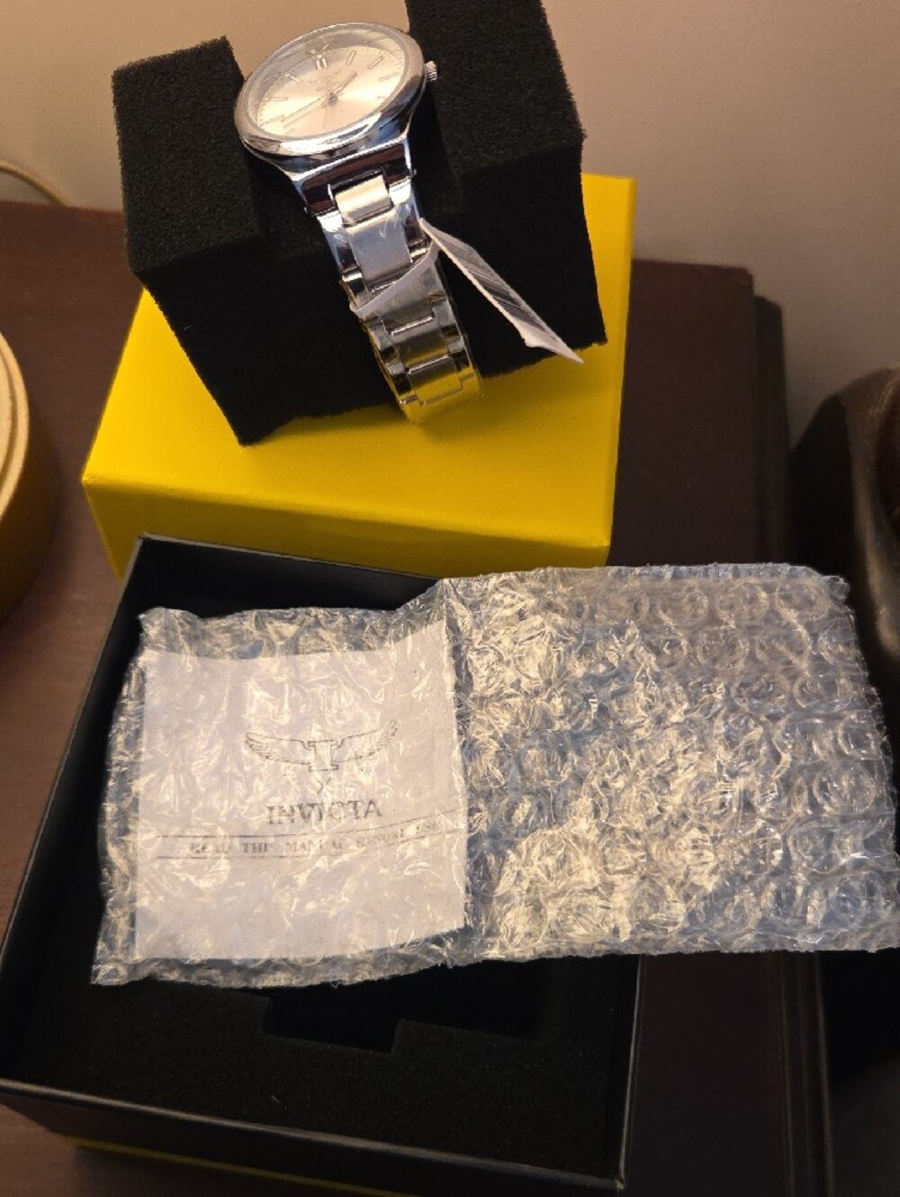 Invicta Silver Stainless Steel Dress Watch - Picture 4 of 5